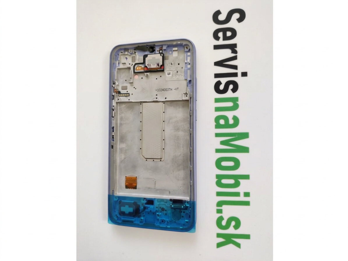 LCD Displej + Dotykové sklo + rám Samsung Galaxy A34 5G 2023 (SM-A346) fialová farba - Originál Service Pack