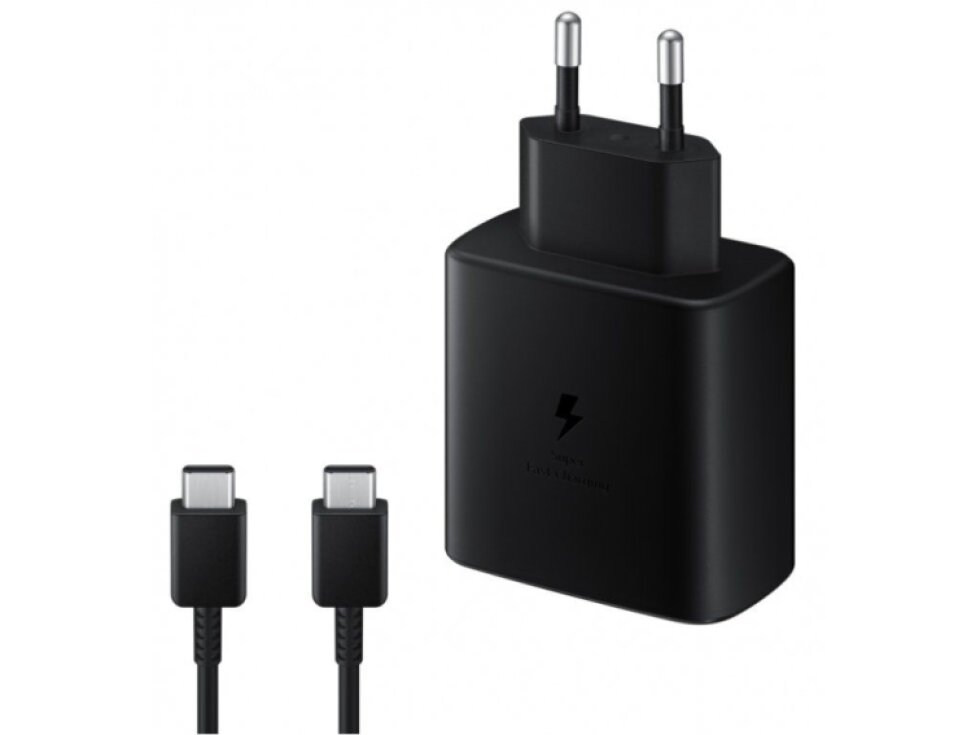 45W Cestovná nabíjačka EP-TA845 + DA705BBE 4.05A, 1 x USB-C, kábel USB-C čierna farba