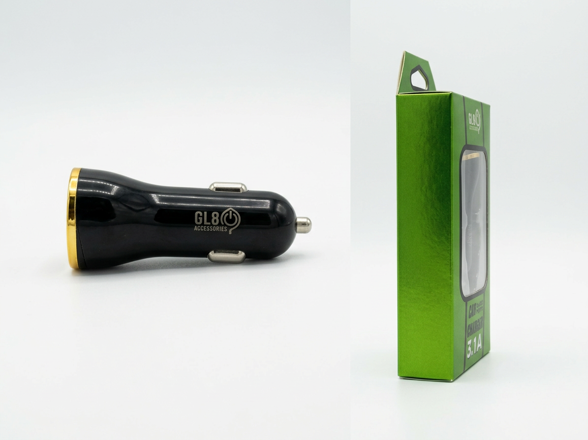 USB Autonabijačka GL-6051 čierna farba