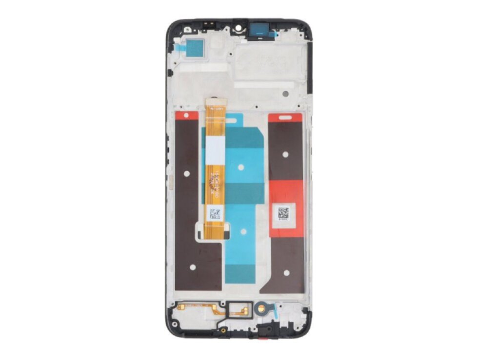 LCD Displej + Dotykové sklo + rám Realme C35 RMX3511 čierna farba