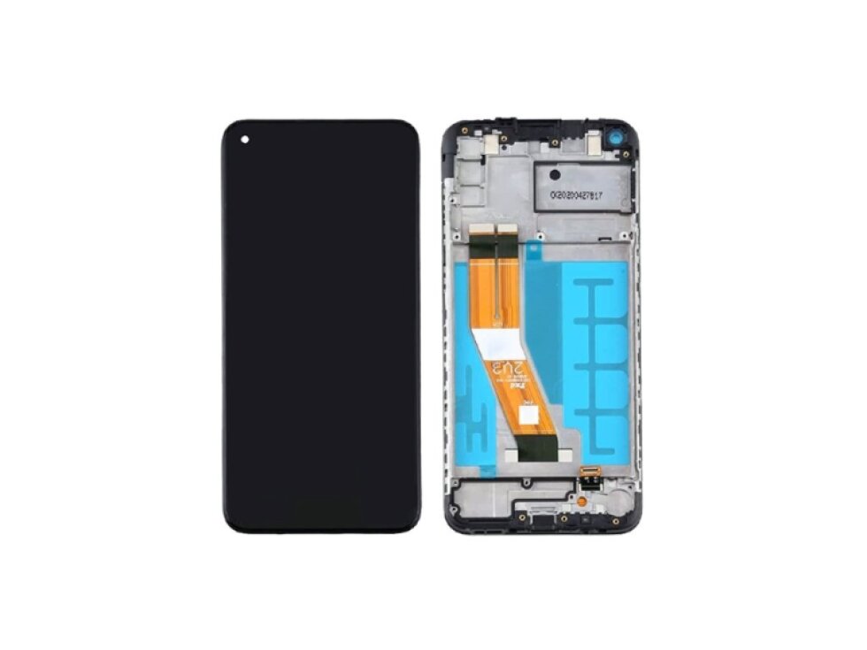 LCD displej + Dotykové sklo + Rám Samsung Galaxy A11 (2020) čierna farba
