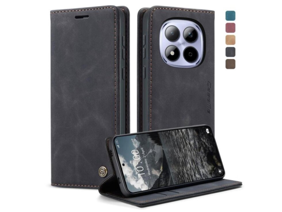 Knižkové puzdro Xiaomi Redmi Note 15 Pro 4G CaseMe čierne