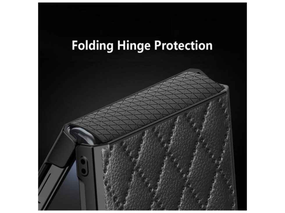 Knižkové puzdro Samsung Galaxy Z Flip7 5G Diamond Texture čierne