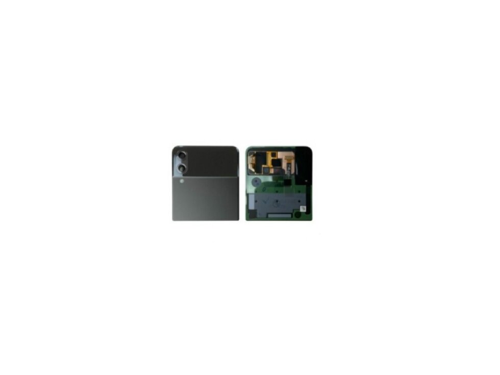 LCD displej + Dotykové sklo + rám (vonkajší) Samsung Galaxy Z Flip 3 5G (2021) sivá farba - Service pack