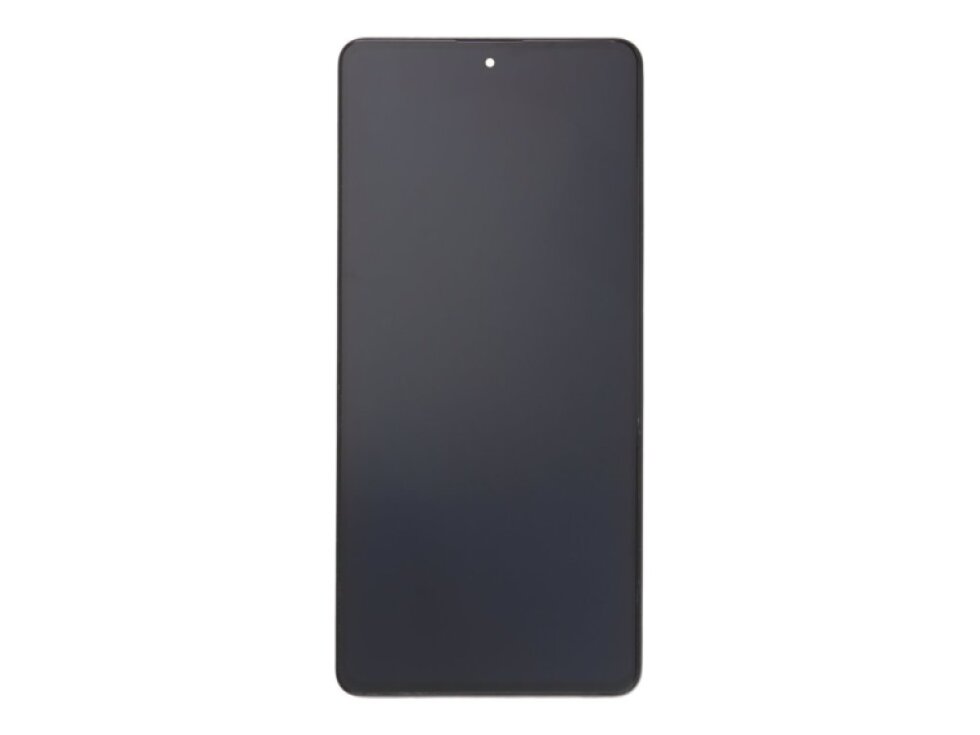 LCD Displej + Dotykové sklo s rámom Xiaomi Redmi Note 12 Pro 5G čierna farba