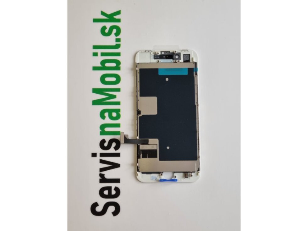 LCD Displej + Dotykové sklo Apple iPhone 8 Biela farba ORI - s kovovou zadnou doskou