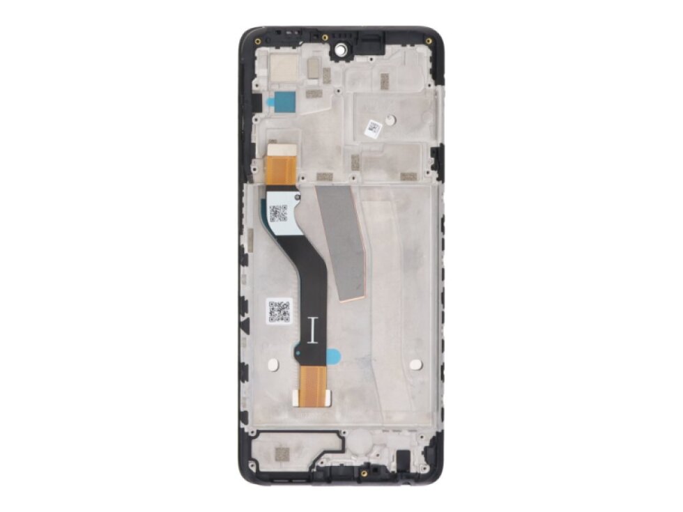 LCD Displej + Dotykové sklo + Rám Motorola Moto G51 čierna farba