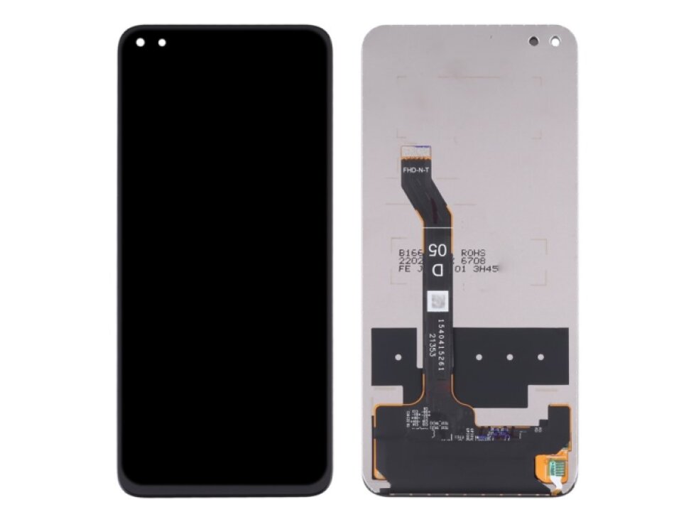 LCD Displej a dotykové sklo Huawei Honor 50 Lite / Nova 8i čierna farba - Service pack