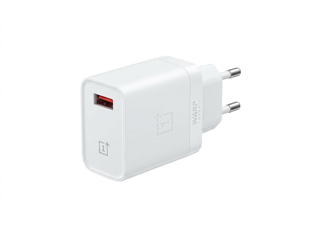 Cestovná nabíjačka One Plus Warp Charger 30W / 6A / 1x USB biela farba