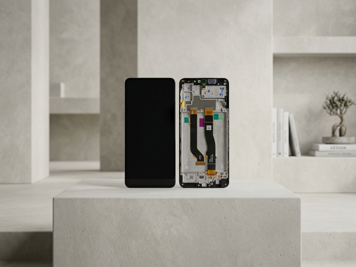 LCD Displej + Dotykové sklo + Rám Samsung Galaxy M22 M225F čierna farba