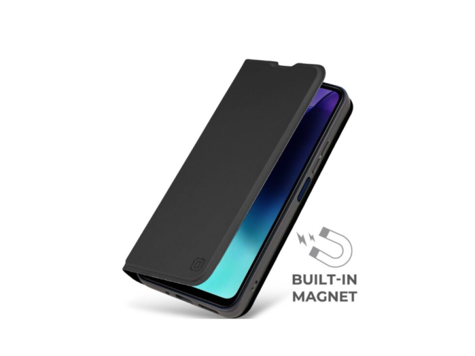 OBAL:ME Knižkové puzdro pre Honor 600 Pro SmoothTouch čierne