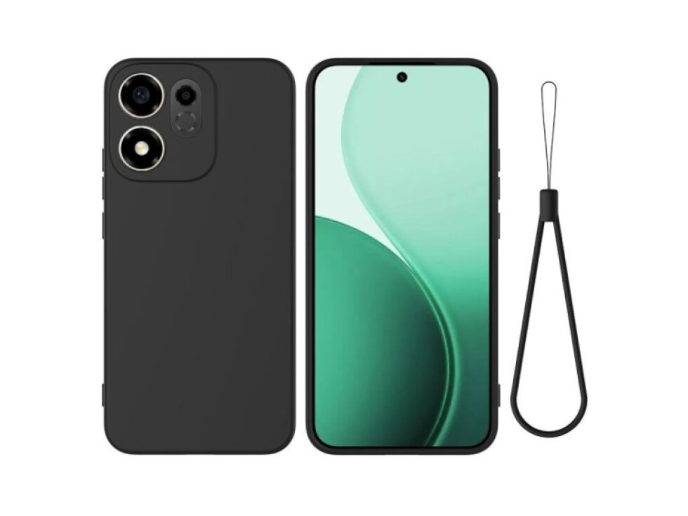 Kryt Honor 600 Smart 5G / X7e Plus 5G silikónový čierny