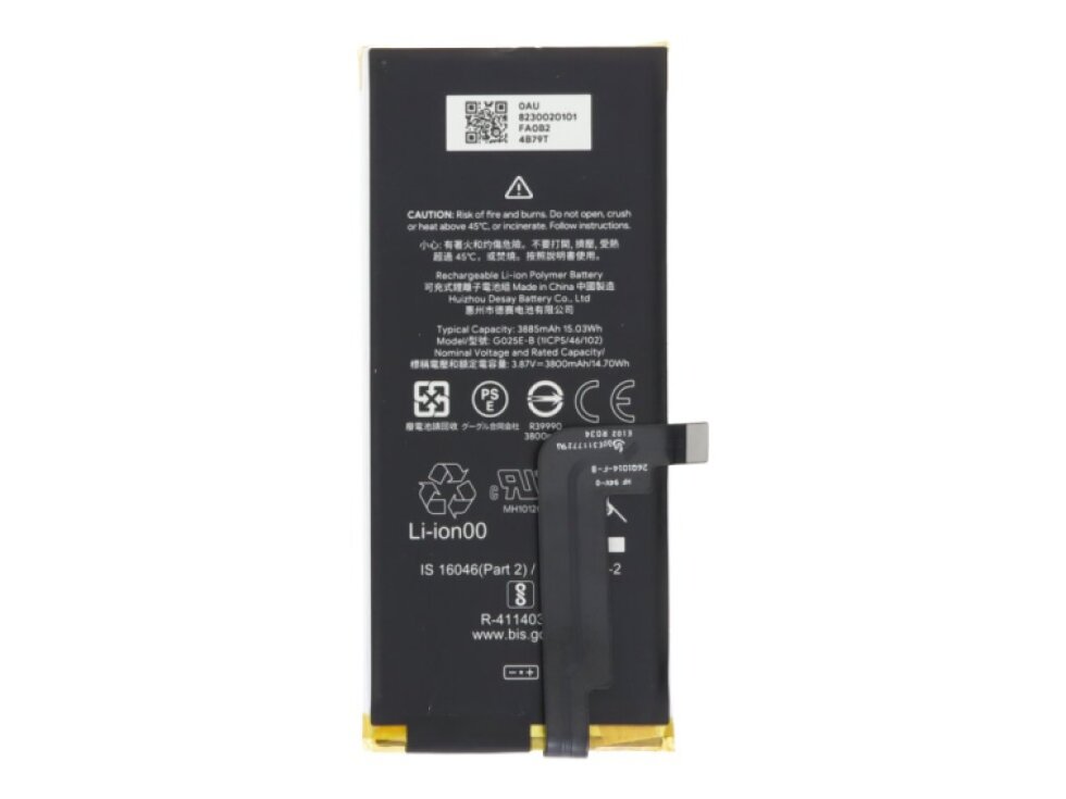 Bateria G025E-B Google Pixel 4A 5G 3800mAh