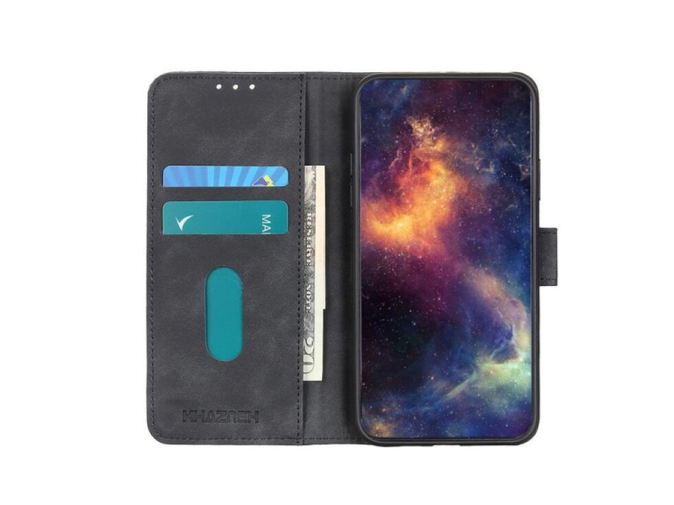 Knižkové puzdro Motorola Moto G86 Power KHAZNEH čierne