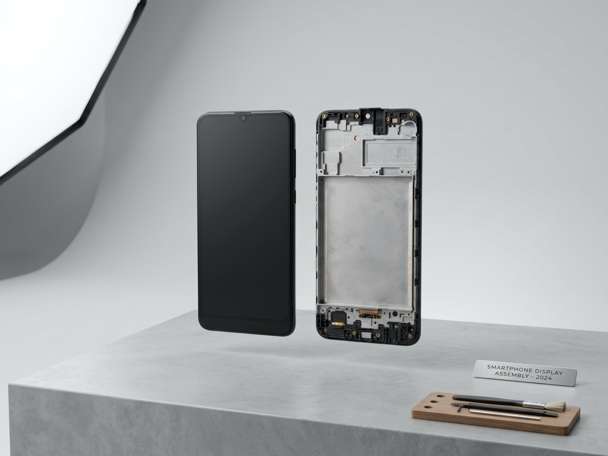 LCD displej + Dotykové sklo + Rám pre Samsung Galaxy M31 (M315) – Originál