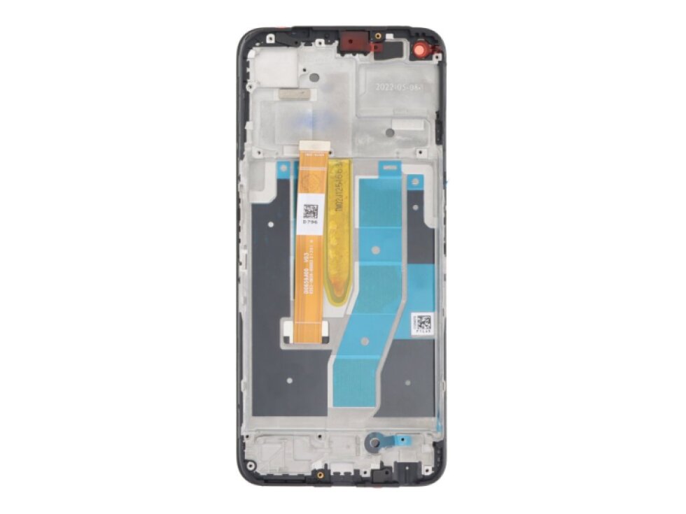 LCD displej + dotykové sklo + rám Realme 9 5G čierna farba