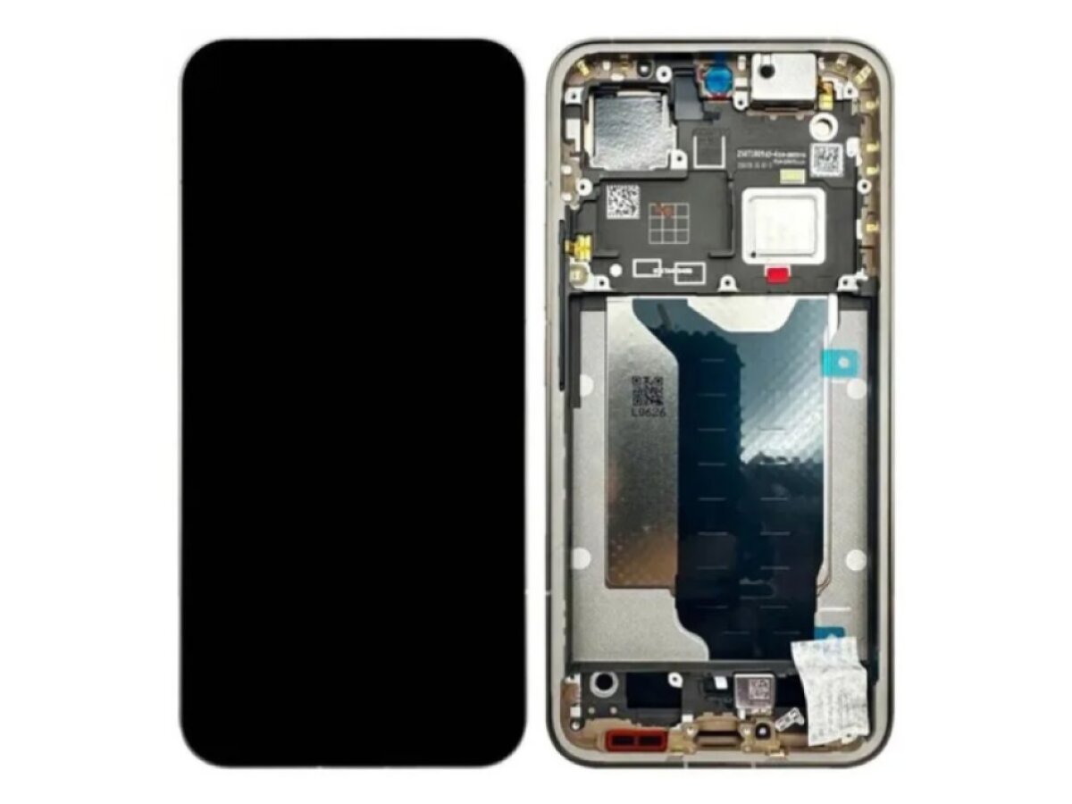 LCD Displej + Dotykové sklo + Rám Xiaomi 15T Pro 5G (2025) BROWN - Originál Service pack
