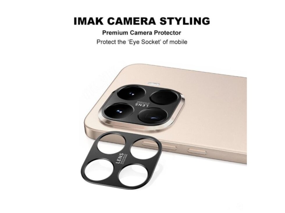 Kovový ochranný kryt kamery IMAK pre Xiaomi 15T Pro 5G