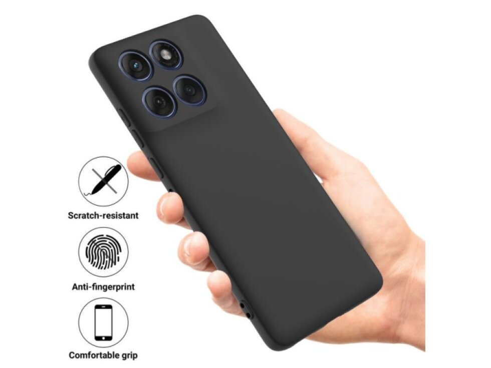 Kryt Motorola Edge 60 Fusion / Edge 60 silikónový čierny