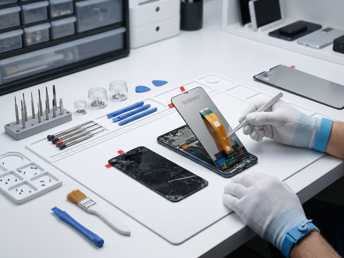 LCD displej + Dotykové sklo Samsung Galaxy A02s A025G - Service pack