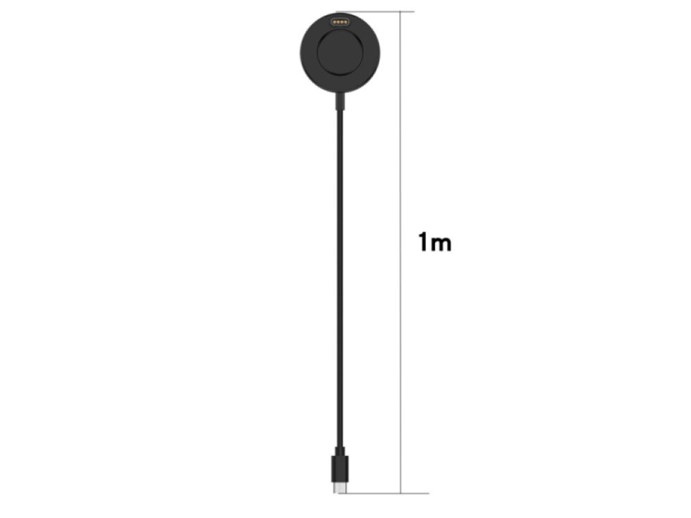 Nabíjačka hodiniek s dátovou funkciou Garmin EPIX 2 s rozhraním typu C / USB-C čierna farba