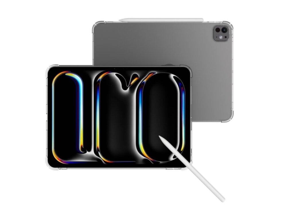 Kryt pre iPad Pro 13 2025 / 2024 so zosilnenými rohmi transparentný