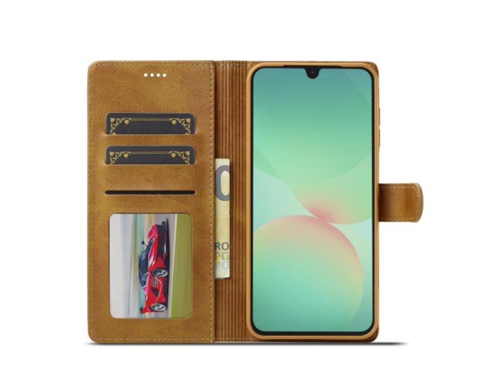 Knižkové puzdro Samsung Galaxy A17 LC.IMEEKE hnedé