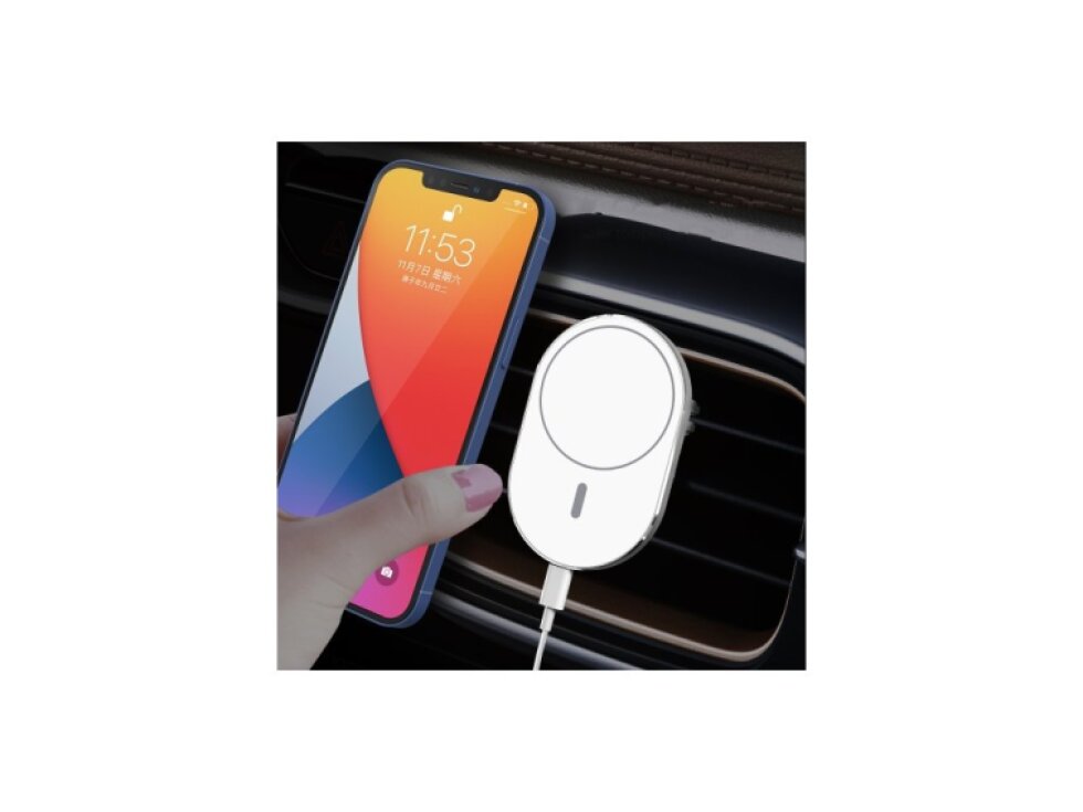 Magnetická bezdrôtová nabíjačka pre rýchle nabíjanie iPhone čierna farba