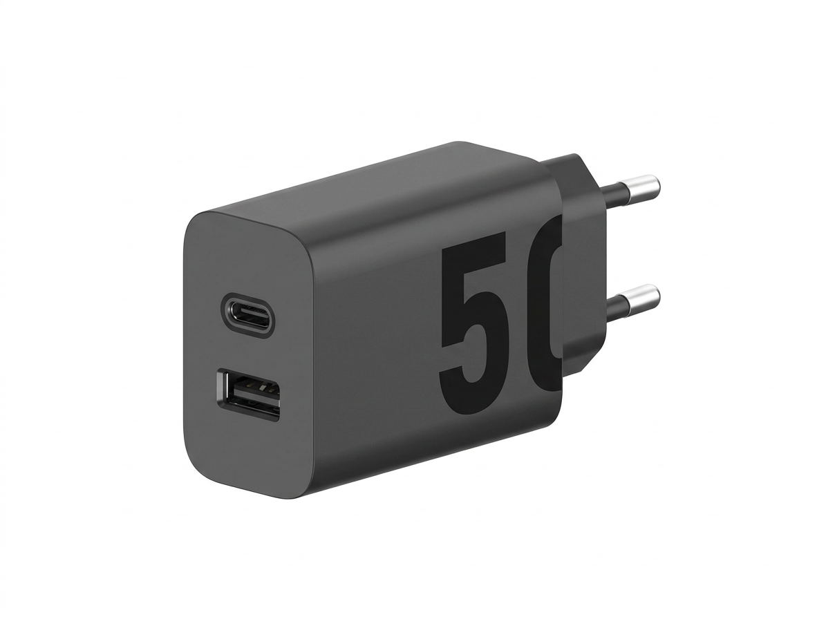 Cestovná nabíjačka Motorola MC-520 50W čierna farba