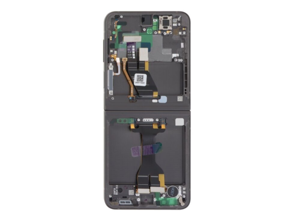 LCD Displej + Dotykové sklo + Rám Samsung Galaxy Z Flip 5 5G (2023) GRAPHITE INNER LCD - Originál Service pack