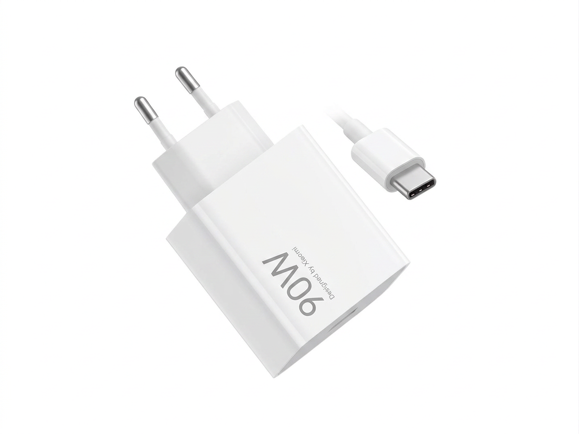 90W Originálna Xiaomi nabíjačka (MDY-15-EK) + 6A USB-C Kábel – White (Biela)