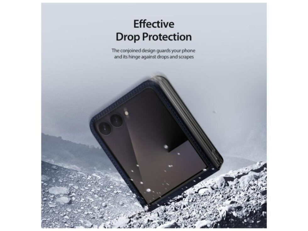 DUX DUCIS Bril puzdro Samsung Galaxy Z Flip8 5G – modré