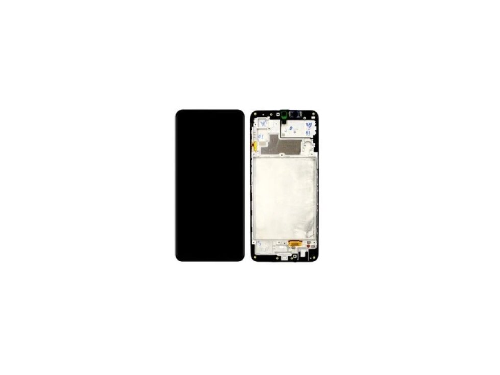 LCD Displej + Dotykové sklo + Rám Samsung Galaxy M22 M225F čierna farba
