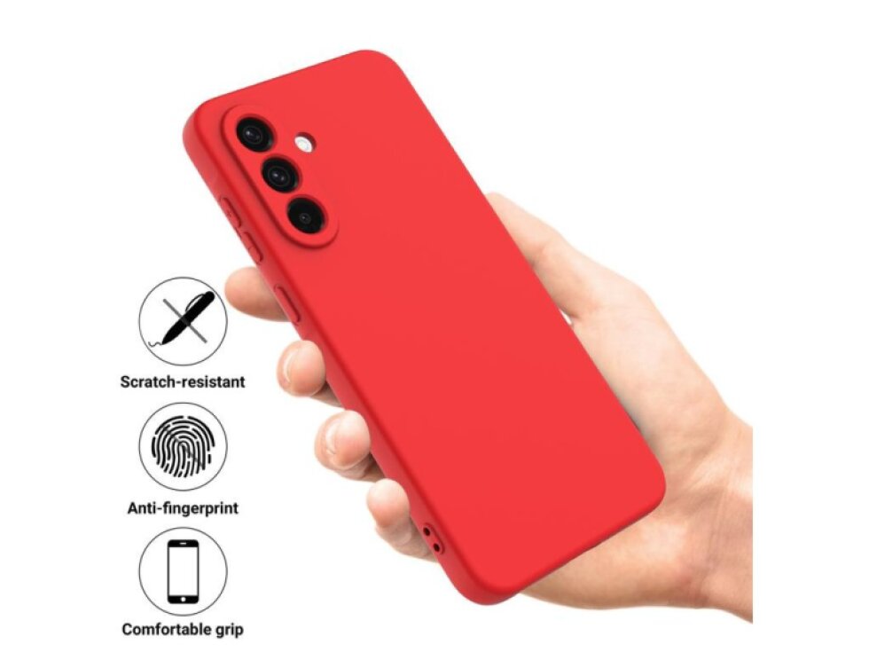 Kryt Samsung Galaxy A17 silikónový červený