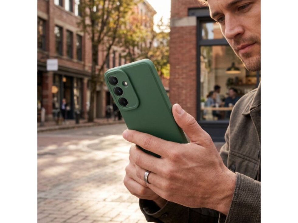 Kryt Xiaomi Redmi 17 4G/5G Matt 2.0 TPU – zelený