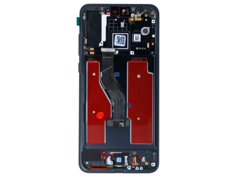 LCD displej a dotyková plocha s rámom Huawei P20 Pro čierna farba
