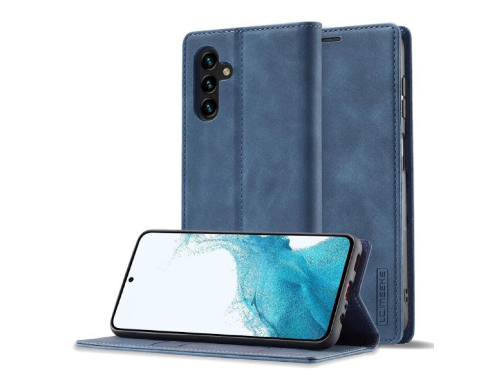Knižkové puzdro Samsung Galaxy A57 5G LC.IMEEKE magnetické modré