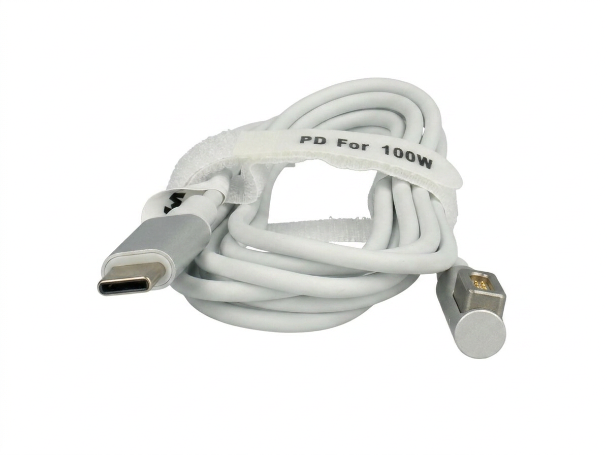 100W MagSafe1 Nabíjací kábel Typ-C s dĺžkou 1,8m biela farba
