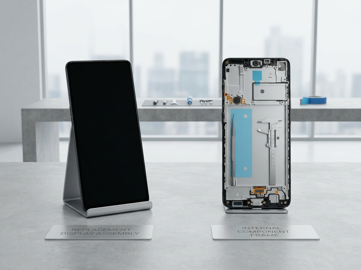 LCD displej + Dotykové sklo + rám Samsung Galaxy A21s 2020 A217 čierna farba ORI