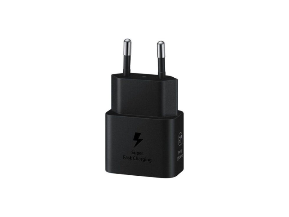 25W Cestovná nabíjačka Samsung EP-T2510NBEGEU USB-C 3A čierna farba