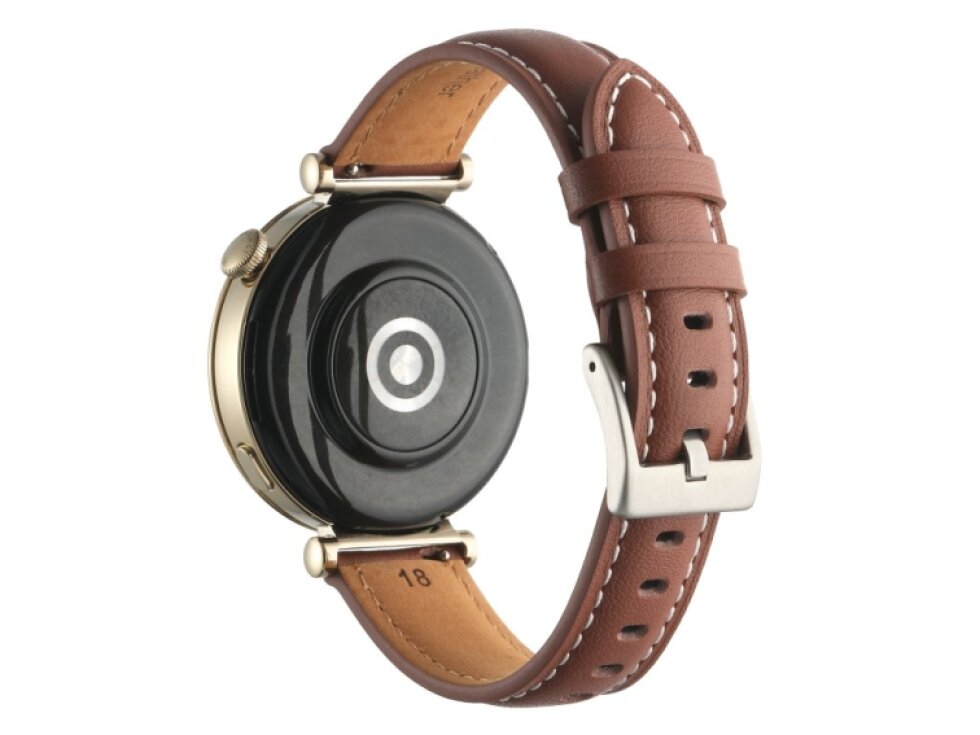 Remienok pre Huawei Watch GT4 41 mm 18 mm tmavo hnedá farba