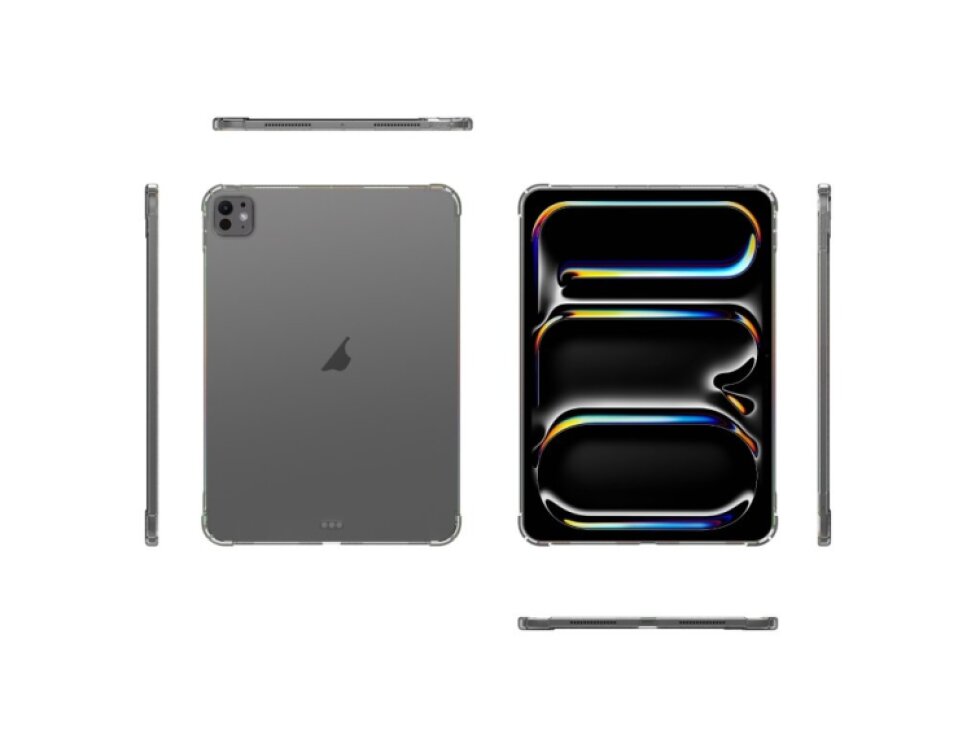 Kryt pre iPad Pro 13 2025 / 2024 so zosilnenými rohmi transparentný