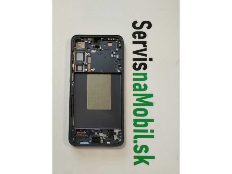 LCD Displej + Dotykové sklo + Rám Samsung Galaxy S24 Plus 5G 2024 čierna farba - Originál Service pack