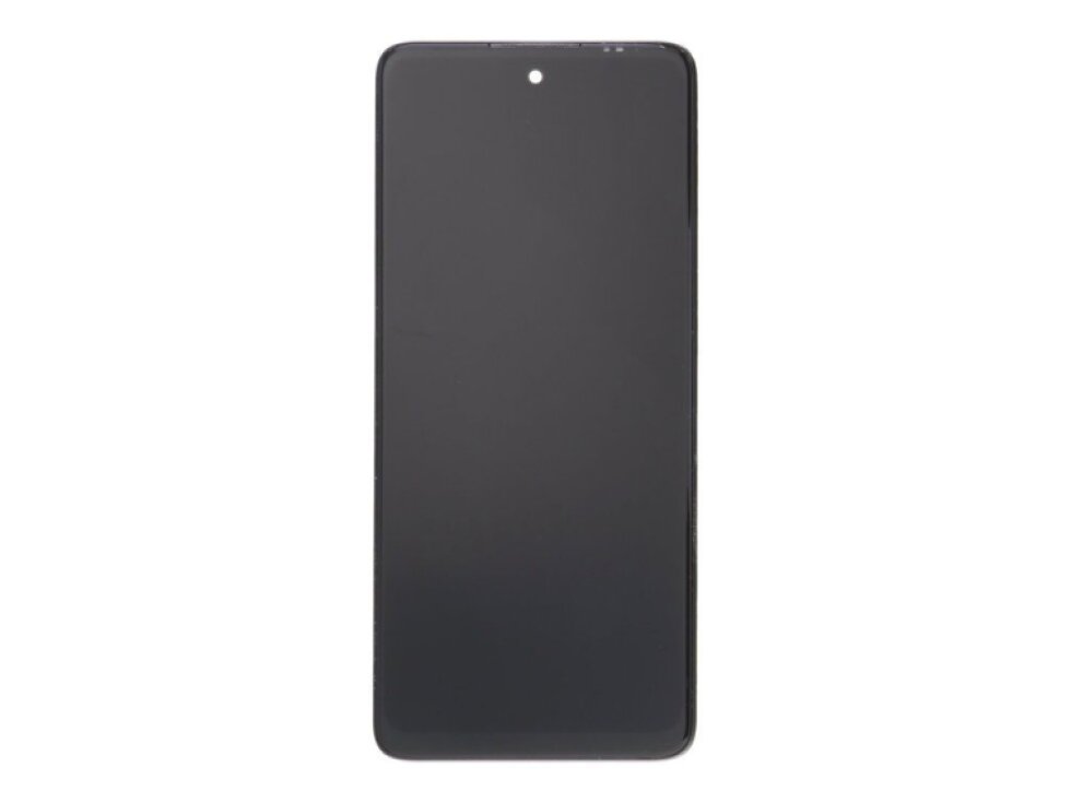 LCD Displej + Dotykové sklo + Rám Motorola Moto G51 čierna farba