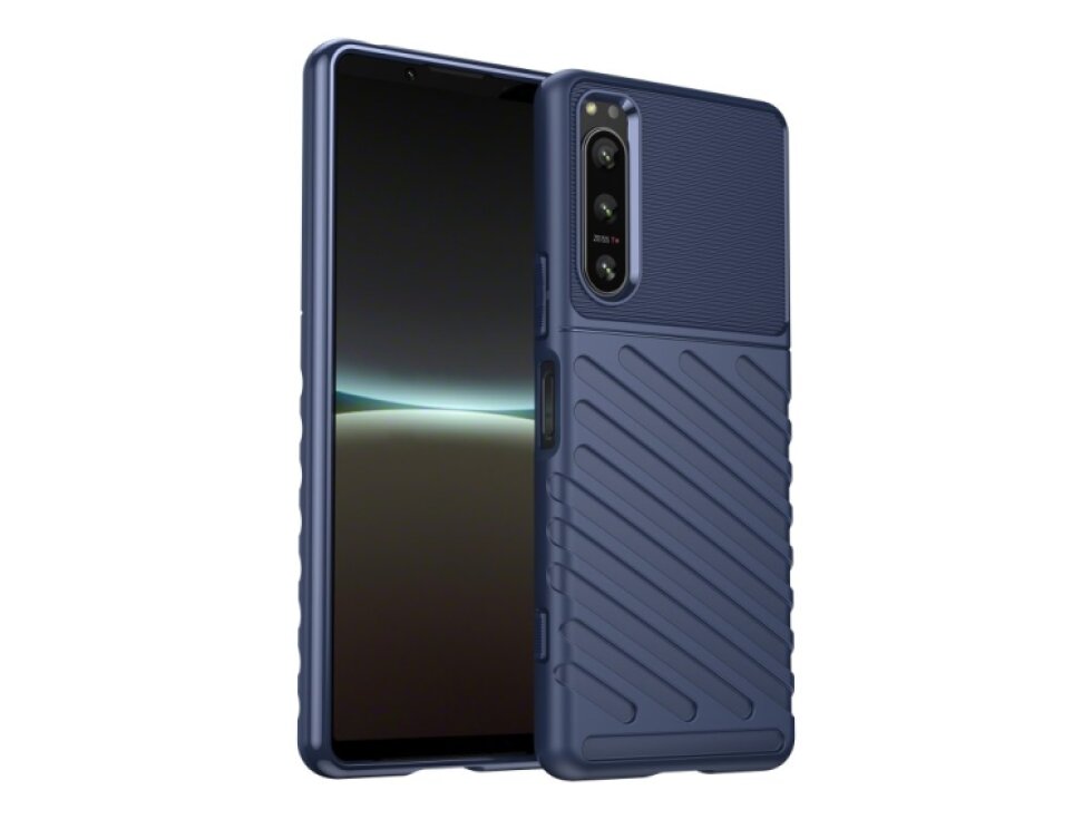 Kryt Sony Xperia 5 IV Thunderbolt odolný TPU – modrý