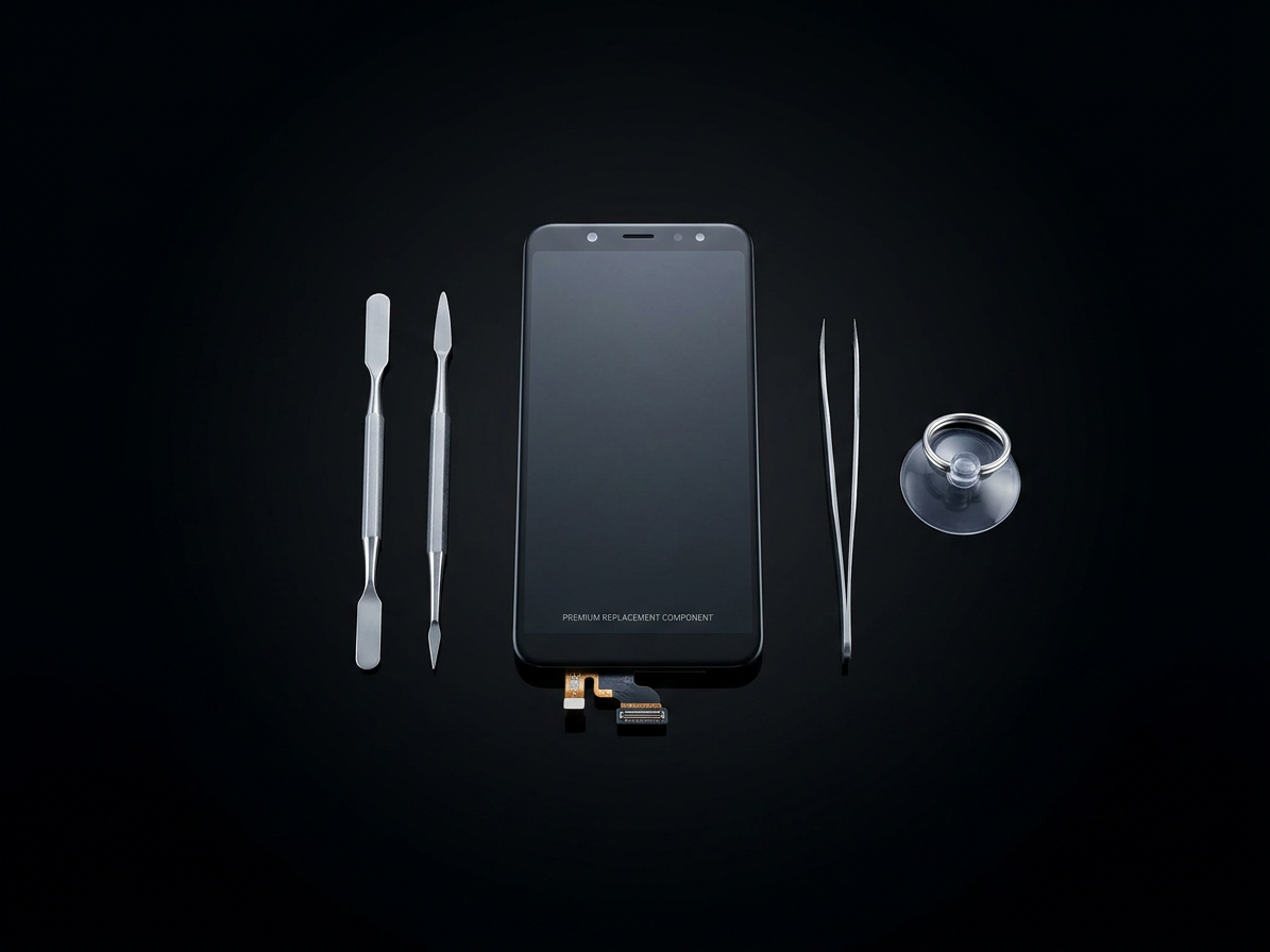 LCD displej a dotykové sklo Samsung Galaxy J6 Plus J610, J4 Plus J415 čierna farba originál
