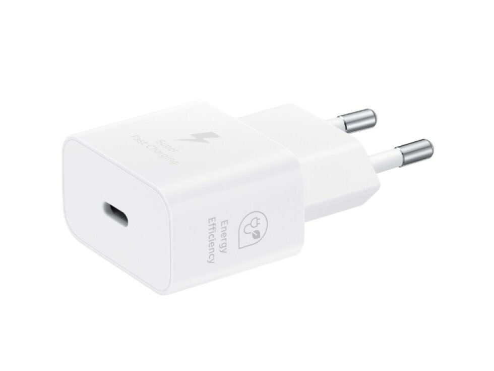 25W Cestovná nabíjačka Samsung EP-T2510XWE + USB-C kábel – White (biela)