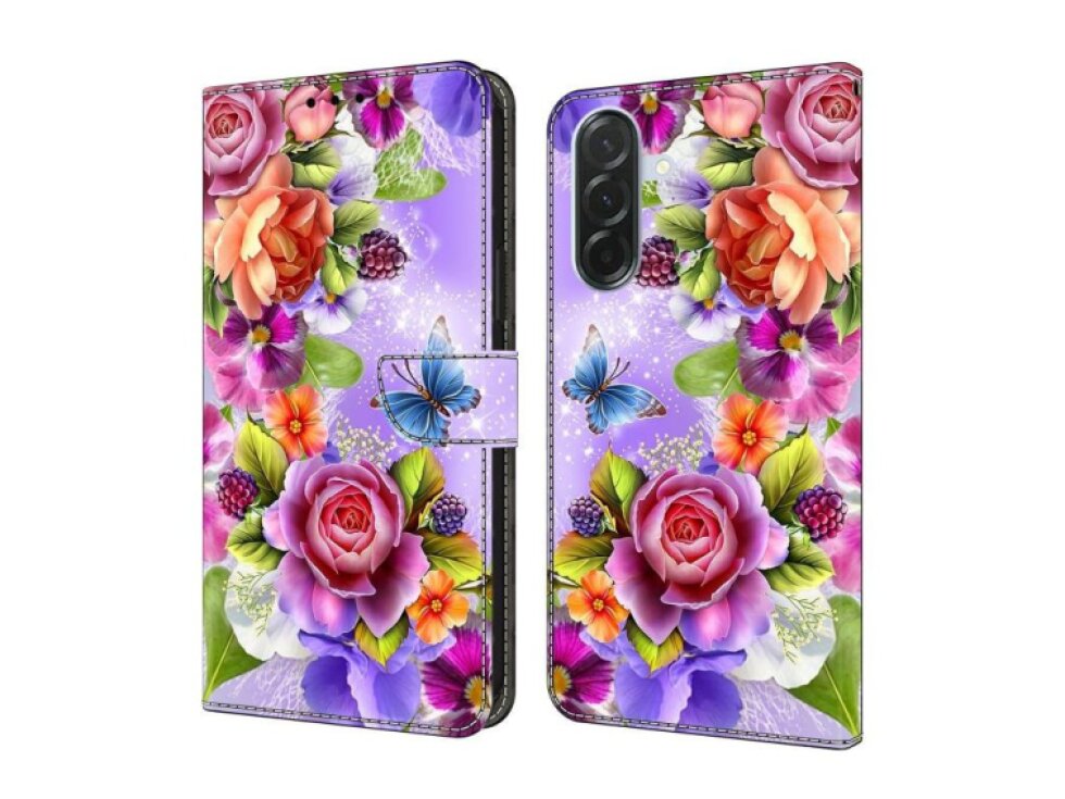 Knižkové puzdro (Fresh Flowers) pre Samsung Galaxy A17 / A26 5G