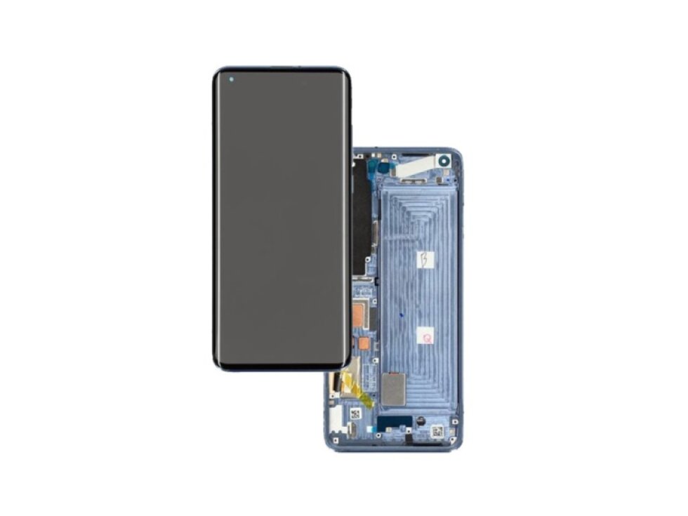 LCD Displej + Dotykové sklo s rámom Xiaomi Mi 11 čierna farba
