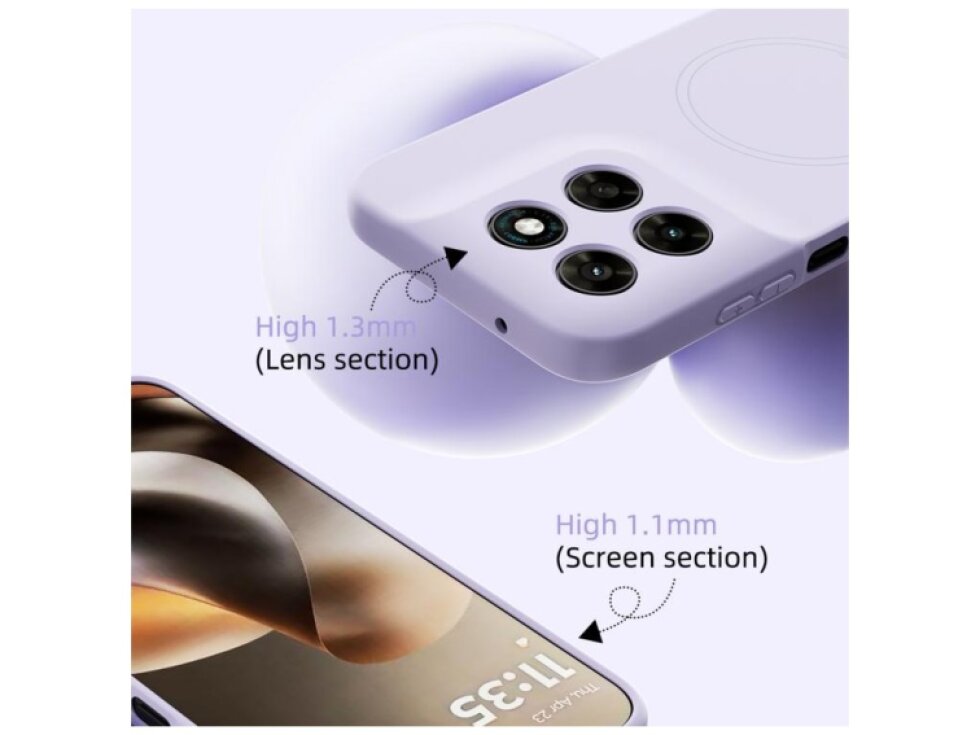 Kryt Motorola Moto G77 / G67 ABEEL MagSafe silikónový ružový